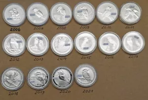 Australia Kookaburra (Selezionare Sotto 1990 - 2024) 1 OZ Argento - Picture 1 of 71