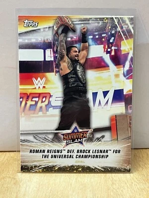 2019 Topps WWE Summerslam - #100 Roman Reigns - Image 1 of 2