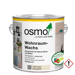 Osmo Wohnraum Wachs deckend weiß Transparent Geruchsneutral 2500ml - Bild 1 von 1