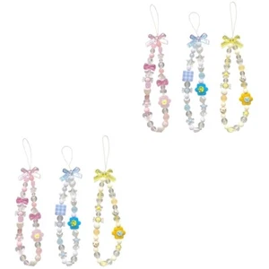 Set of 2 Dekoration Der Blumenbogenkette Telefon Telefon-Charm-Perlen - Zdjęcie 1 z 12