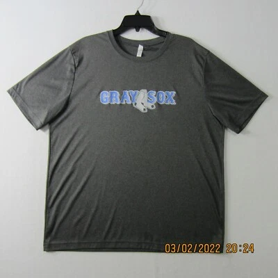 Camisa Todo Deportiva Para Hombre Extra Grande Gris Medias Gris Manga Corta Exterior Informal Hombres  Foto 1 de 4