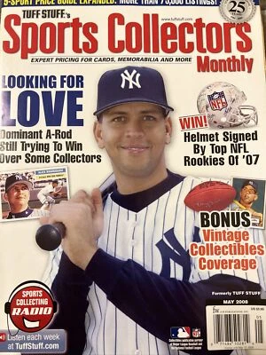 Revista Sports Collector mayo 2008 -- Portada Alex Rodríguez Foto 1 de 2