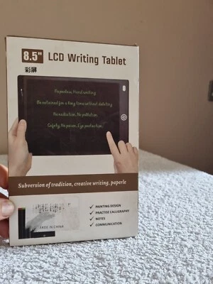 8.5" Electronic Digital LCD Writing Tablet Drawing Board Graphics Kids Gift Fun  - Image 1 of 3