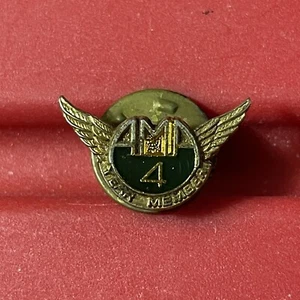 American Motorcycle Association 4 Jahre Mitglied Anstecknadel AMA Club Oldtimer 70er - Bild 1 von 3