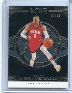 2019-20 Panini Noir RUSSELL WESTBROOK Icon Edition Base Card No 138 #23/99