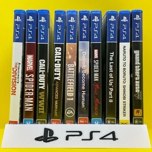 Sony Playstation 4 PS4 10 Soporte de Juego Soporte de Exhibición Blanco y Negro Accesorio - Imagen 1 de 10
