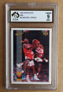 Michael Jordan 1993/94 Upper Deck 3d Pro View - Card #23 - CGA 9 MINT not PSA - Picture 1 of 2