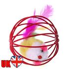 Feather Cat Ball Toys Portable Color Random Cat Catches Ball Toy Pet Accessories