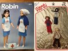 2 Sindy/Teenage Doll Clothes Knitting Patterns Nurse + Outfits Robin 13078 Wendy