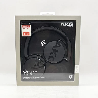 AKG Y50BT Black On the Ear Headphone - Image 1 of 4