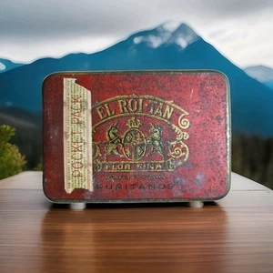 El Roi-Tan Tin Lid Only Perfect Cigars - Picture 1 of 2