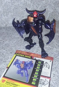 Transformers Beast Wars Noctorro Complete 1996 Bat Bull Figure  - Picture 1 of 7