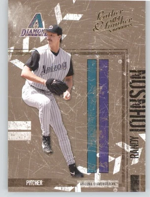 2004 Donruss Leather & Lumber #8 Randy Johnson - Image 1 of 2