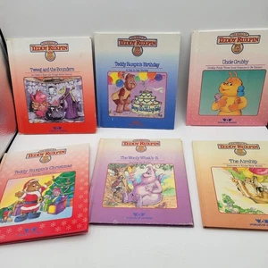 Wunderwelten TEDDY RUXPIN Konvolut 6 Vintage 1985 Kinderbücher - BK107 - Bild 1 von 7