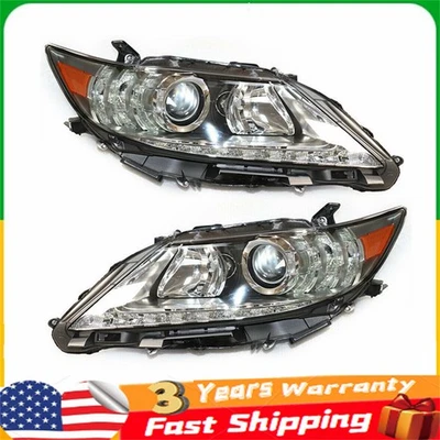 1 Pair Headlights For 2013 2014 2015 Lexus ES300h ES350 LH+RH Halogen Headlamps - Image 1 of 4