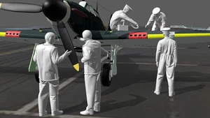 WWII Royal Navy - Fleet Air Arm - Set 1 - 5 Figuren Set - Bild 1 von 9