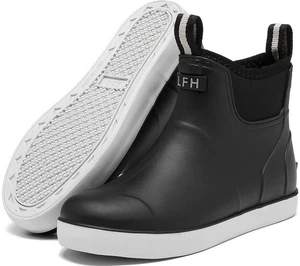 Damen Deck Boots, wasserdichte Stiefeletten Regenstiefel mit Anti-Rutsch-Traktion, Rubb... - Bild 1 von 7