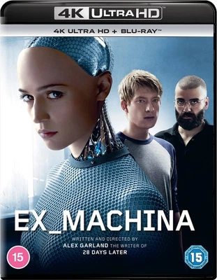 Ex Machina (4K UHD Blu-ray) Domhnall Gleeson Oscar Isaac Alicia Vikander - image 1 of 2
