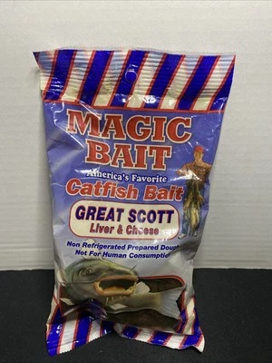 Magic Bait America's Favorite Catfish Bait. 10 Oz Bag  Liver And Cheese New 🎣 - Image 1 of 2