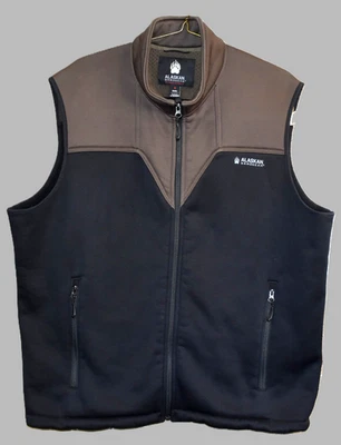EUC Alaskan Hard Gear Duluth Trading Company Fleece Lined Vest Men 2XL Softshell - Image 1 of 4