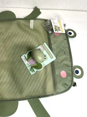 Transforma tu baño - Carrito de baño y soporte para cepillo de dientes Target's Green Frog Foto 1 de 4