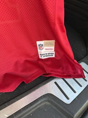 NFL  WASHINGTON #7 JOE THEISMAN SZ XL 52 NEW BEAUTIFUL RED HOF JERSEY MITCH/NESS - Image 1 of 4