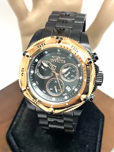 Reloj Hombre Invicta 31613 Pro Diver Cuarzo Negro Acero Bisel Oro Rosa 51mm - Imagen 1 de 13