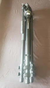 Bogen Manfrotto 3021BN Tripod Legs (Black) w/ 701RC2 Head Made In Italy Loc12 - Picture 1 of 8
