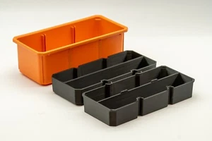 Stacking Bins Set for RIDGID 2.0 Pro Gear System Half Organizer - Picture 1 of 8