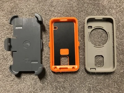 ULAK IPHONE/ANDROID THREE PIECE PHONE CASE AND HOLDER WITH KICK STAND NEW - Image 1 of 4