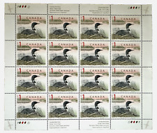 FULL SHEET, Canada Scott #1687, 16x $1 Loon, 1998, M-VFNH
