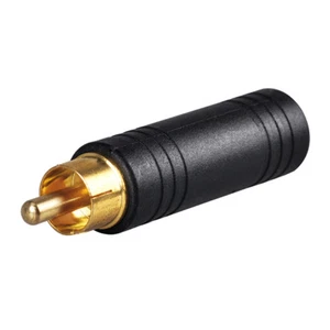 High Quality RCA Male Plug to 6.5mm Stereo Female Audio Video Converter Adapter - Picture 1 of 3