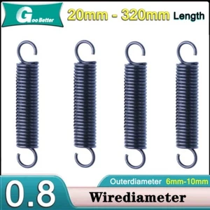 Expansion Spring 0.8mm Wirediameter ,20-320mm Length Tension Spring Spring Steel - Picture 1 of 15