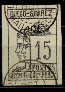Timbre Diego Suarez N° 8 Oblitéré - Imagen 1 de 1
