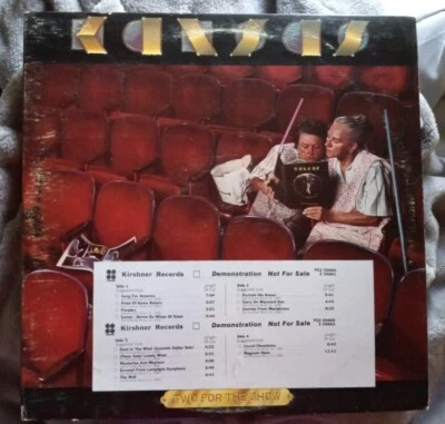 Only 1 on eBay!!!! PROMO!!!!! Kansas LP~ Two For The Show 1978  Foto 1 de 4