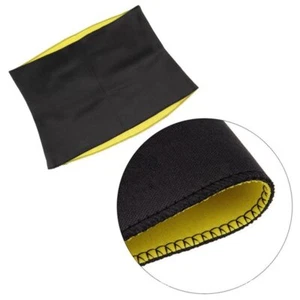 Hot Fit Body Shaper Slimming Belt Waist Trainer Tummy Trimmer Sweat Fat Burn KU - Picture 1 of 10
