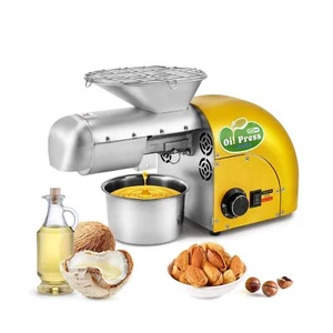 1800w Oil Press Machine Nut Seeds Oil Extractor Cold& Hot Press Machine (Temp... - Picture 1 of 7