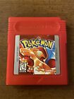 Pokemon Red Version Nintendo Gameboy Authentic Tested Working Save Battery