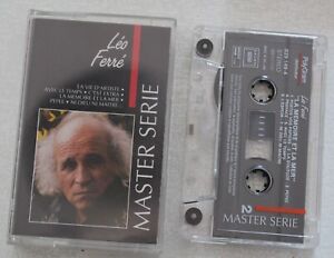 Léo Ferré , la vie d'artiste - master serie  , K7 audio / Audio tape
