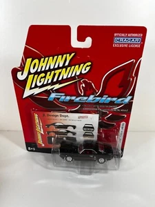 Johnny Lightning Firebird R3 #94 1968 Pontiac Firebird 400 H.O. (Black) - Picture 1 of 13