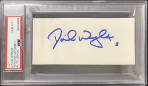David Wright Signed Cut New York Mets Captain 7xAS PSA/DNA Autograph Gem Mt 10 - Picture 1 of 3