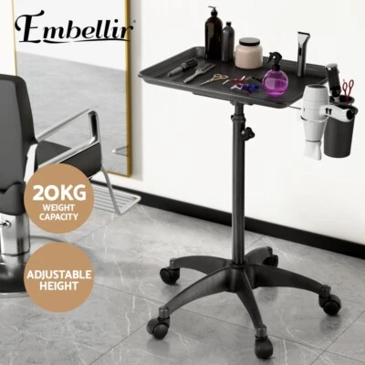 Embellir Salon Trolley Cart Spa Beauty Rolling Tray Hairdressing Storage 5-wheel - image 1 of 4