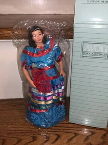 Avon Lupita Mexiko Volkskunst Internationale Porzellanpuppe 7 Zoll mit Ständer in BOX 💗 - Bild 1 von 11