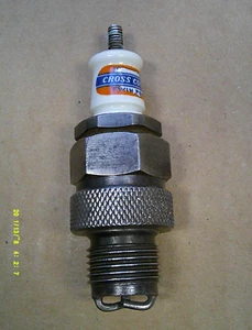 RARE VINTAGE CROSS COUNTRY TWIN POWER SPARK PLUG 43-B COLLECTOR - Picture 1 of 3