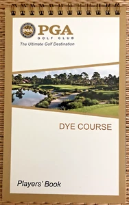 PGA GOLF CLUB DYE COURSE Players' Book - New - Yardage Book - See Description - Picture 1 of 8
