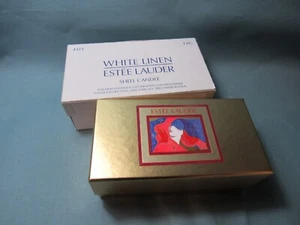 ESTEE LAUDER WHITE LINEN SHELL CANDLE IN THE ORIGINAL BOX - Picture 1 of 6