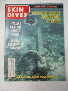 SKIN DIVER MAGAZIN JANUAR 1969 ITALIENISCHER FILM ANDREA DORA MEXIKO SCHIFFSFRIEDHOF