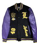 Lakers Jacket With  Chenille Fabric Designs