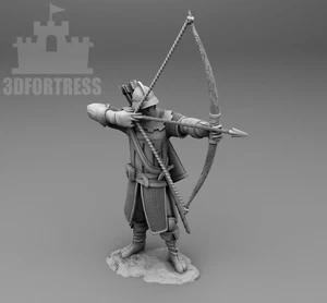 Archer - 32mm scale D&D/Roleplay High Quality 3d Fortress resin miniature - Picture 1 of 1