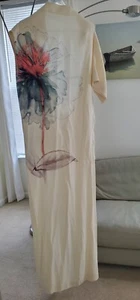 NWT Ferragamo Womens One Shoulder Maxi Flower Summer Dress  SIZE 38 - Picture 1 of 12